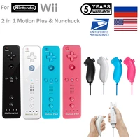 motion plus for wii remote wii controller with nunchuck for nintendo wii console wireless gamepad controle joystick joypad