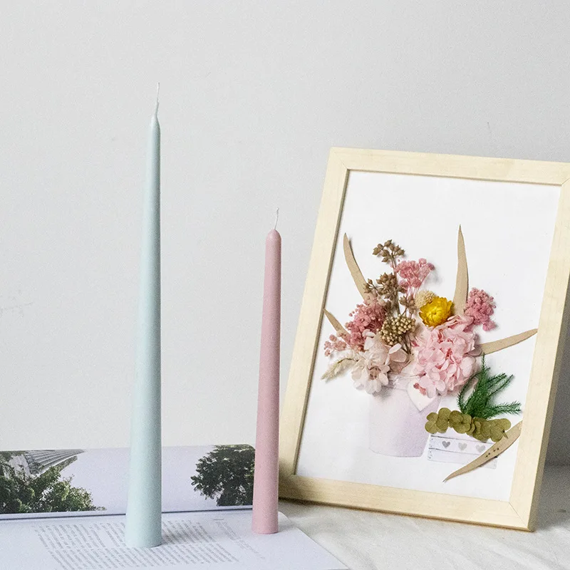 

1pc Long Rod Shaped Plastic Candle Mould DIY Handmade Crafts Candle Making Molds for Wedding Family Party Decoration