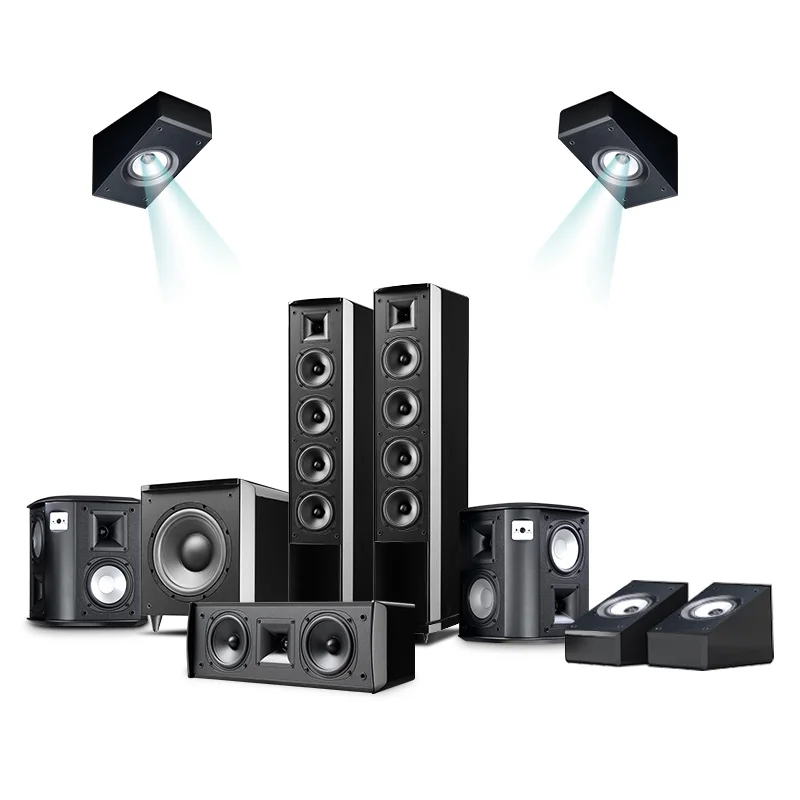 

Accusound 5.1.4 Atmos DTS X Tower Floorstanding Home Theatre System with 300Watss Powered Subwoofer|Drop Shipping