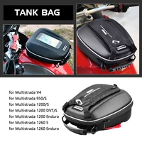 fuel tank bag luggage for ducati mts multistrada 950 1200 1260 s enduro v4 v4s sport motorcycle navigation racing bags tanklock