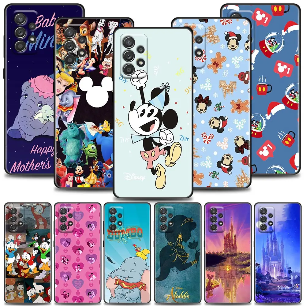 

Mickey Dumbo Mouse Phone Case for Samsung A01 A02 A03s A11 A12 A13 A21s A22 A31 A32 A41 A42 A51 4G 5G Silicone Case