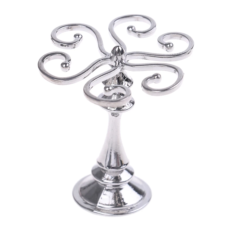 

2022 1PCS Gold Silver Color Red Wine Cups with Metal Rack Stand Holder Dolls House Miniature Dining Room Pub Bar Accessory