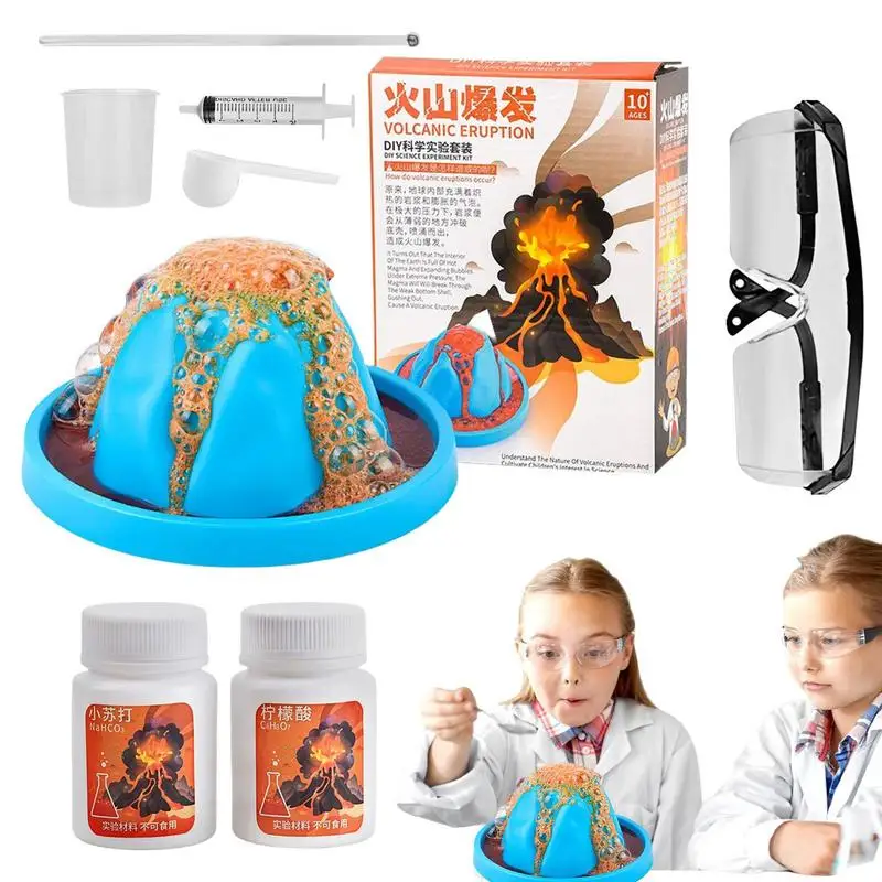 

DIY Science Experiments & STEM Activities For Kids Stem Projects For Kids Erupting Volcano Science Set Preschool Learning