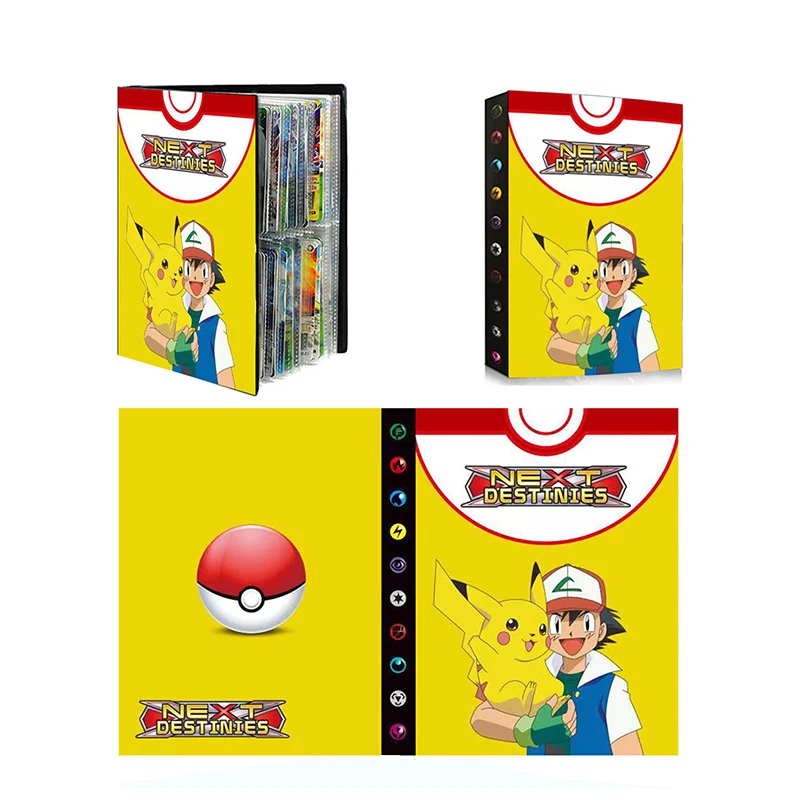 

2022 Pokemon Cards New 240PCS Album Book Cartoon Anime New Game Card VMAX GX EX Holder Album Collection Folder Kid Toy Gift