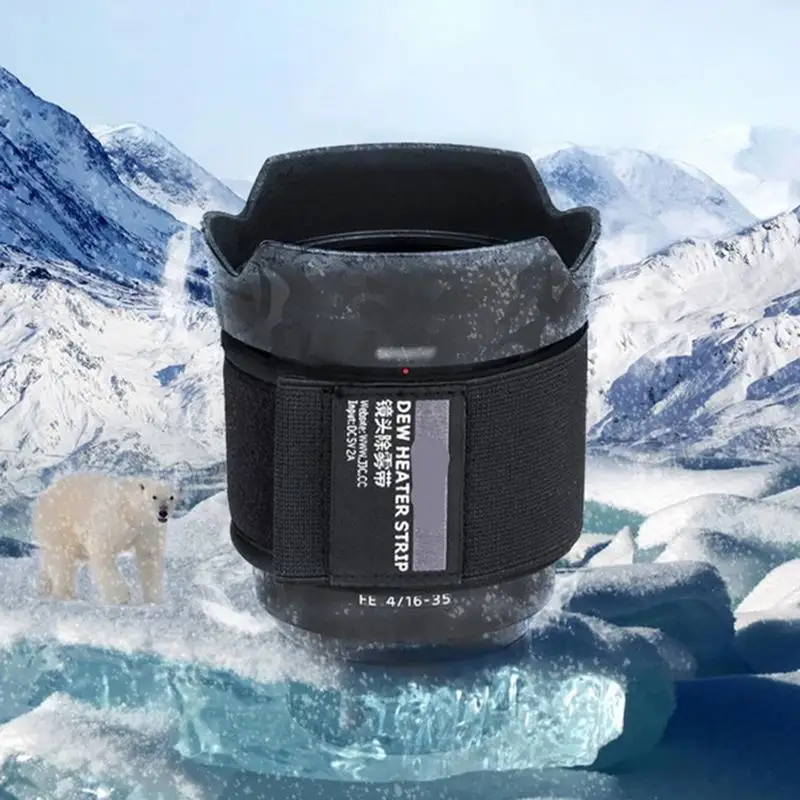 

USB Warmer Lens Dew Heater Evening Dew Remover For ForNikon ForSony ForFuji Lens Telescopes Condensation Prevention
