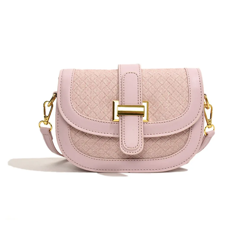 Женская модная седельная сумка из искусственной кожи. Простая и универсальная