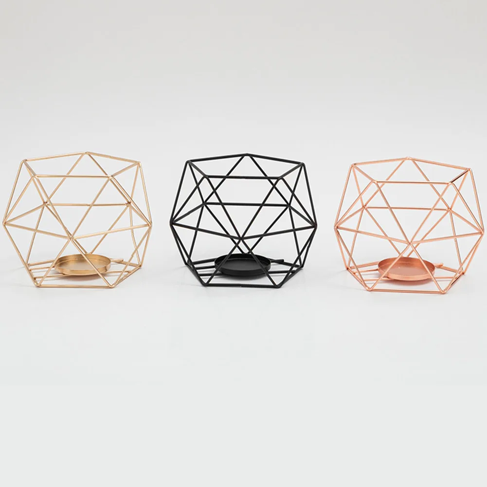 S Stands Geometric Candle Stand Multi Color For Wedding Celebration Home Decoration