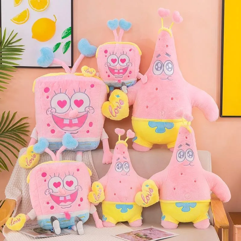 

Spongebob Squarepants Patrick Eugene H. Krabs Gary Plush Doll Kawaii Kid Cartoon Anime Peripheral Toy Christmas Gift