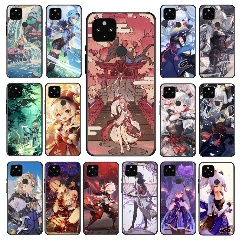

Genshin Impact Game Yan Fei Phone Case for Google Pixel 8 7 Pro 7A 6A 6 Pro 5A 4A 3A Pixel 4 XL Pixel 5 6 4 3 3A XL
