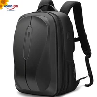 2022 new pc hard shell big backpack men fashion cool laptop rucksack rugzak mannen