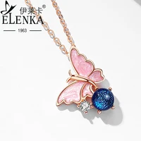 original antique design butterfly 925 sterling silver pendant necklace for women clavicle chain niche fine jewelry gift for girl