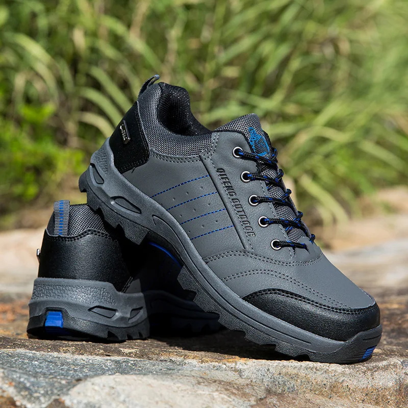 Xiaomi SALUDAS Waterproof Hiking Shoes Men Outdoor Trekking Camping Hunting Shoe Winter Plush Warm Leather Casual Sneakers Women