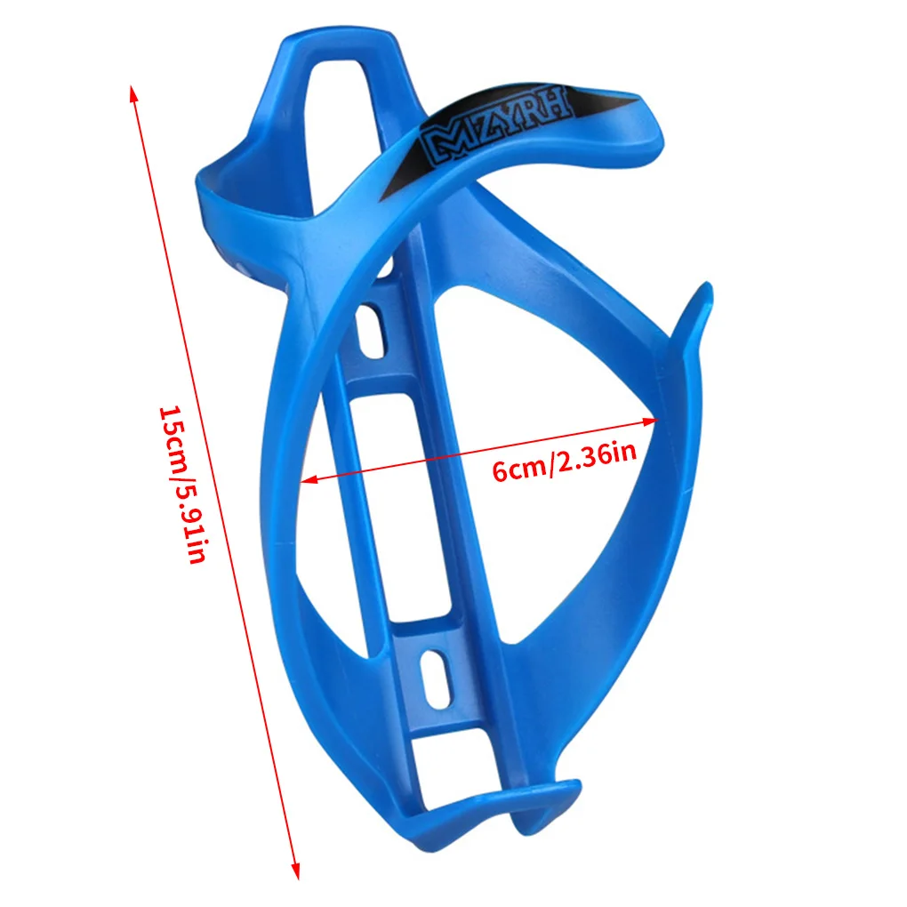 

Велосипедная бутылочка для воды, пластиковый держатель для бутылок, регулируемая синяя Подставка для бутылок для велосипеда