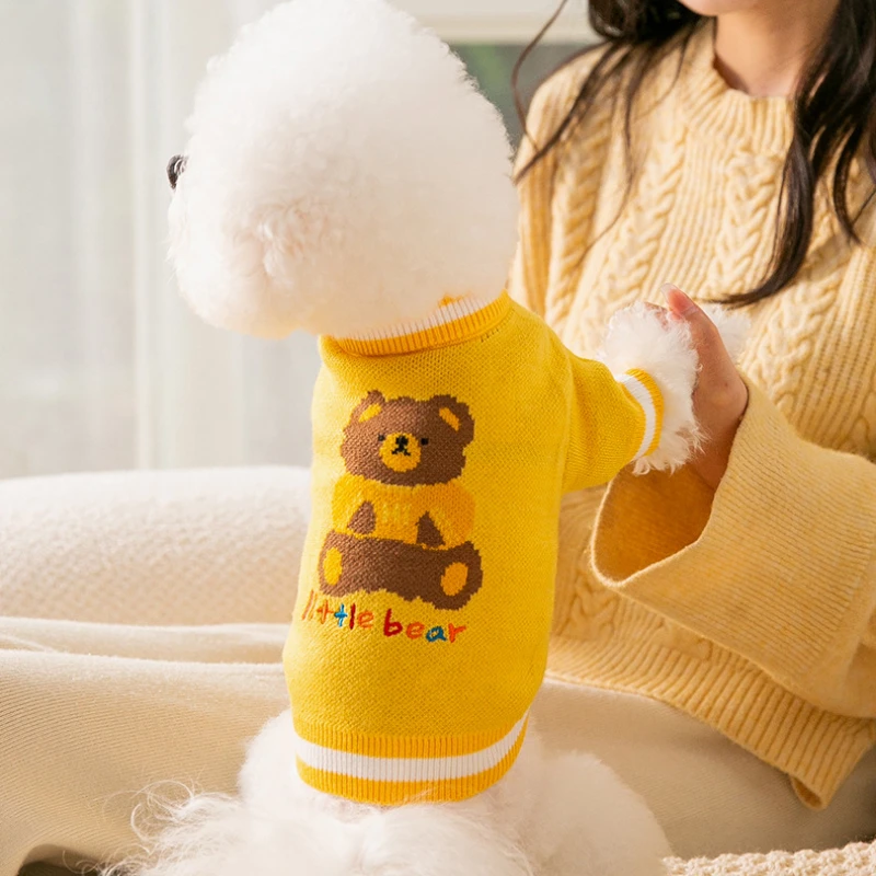 

Pet Sweater Autumn Winter Medium Small Dog Cat Warm Clothes Knitting Wool Soft Coat Kitten Puppy Pullover Chihuahua Dachshund
