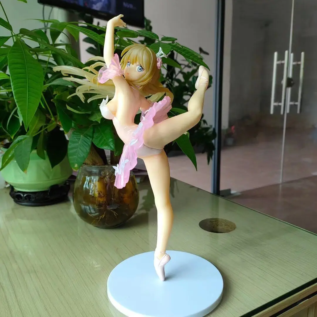 

Kawaii Girl Statue Model Figure White Bird Girl And White Swan Girl Of Ballet Gk Animation Two-dimensional Model Decoration