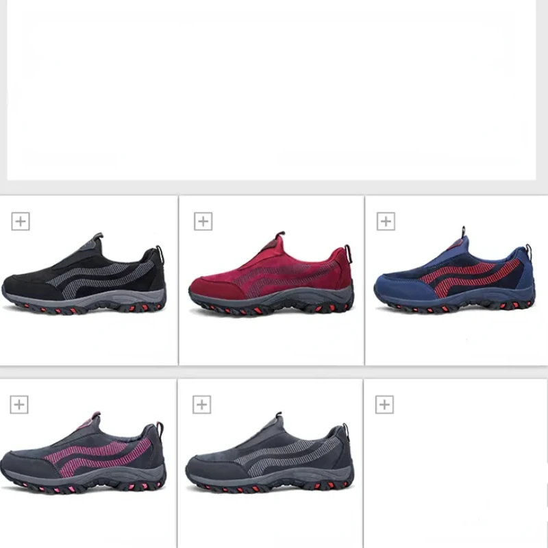 Hiking Shoes for Men Women Slip-On Non-Slip Casual Sports Shoes Comfortable Workout Walking Sneakers Lightweight Breathable