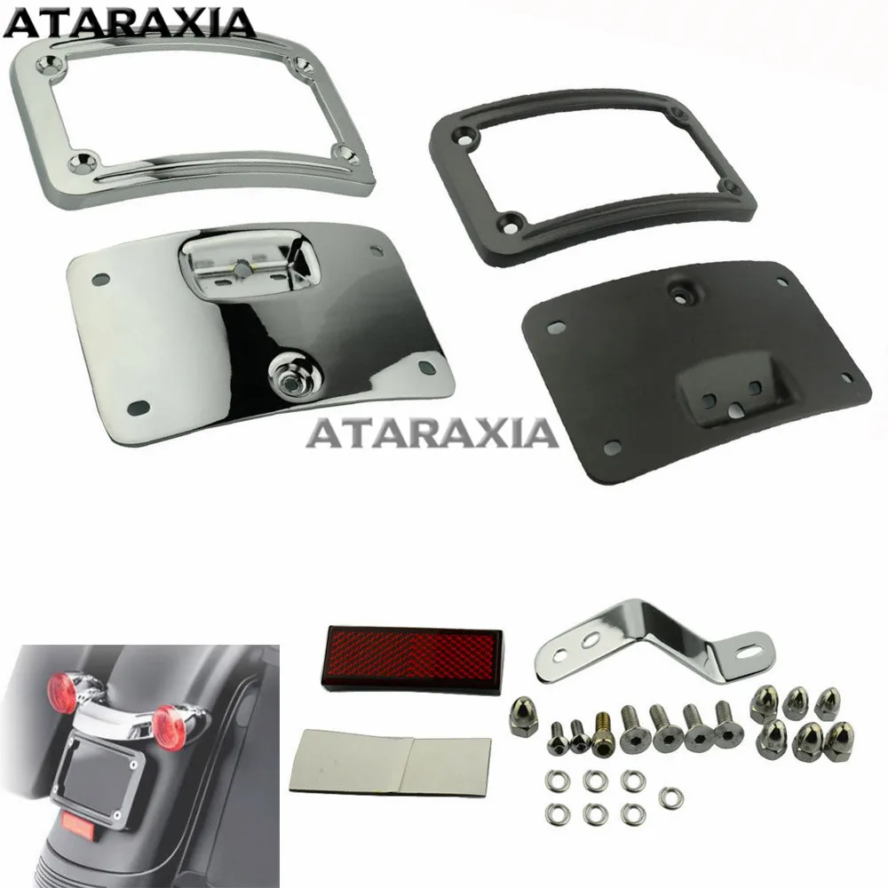 Harley Softail Heritage Springer Classic FLSTSC 05-07 И Deluxe FLSTN 05-17 Комплект Рамок Для Номерного Знака