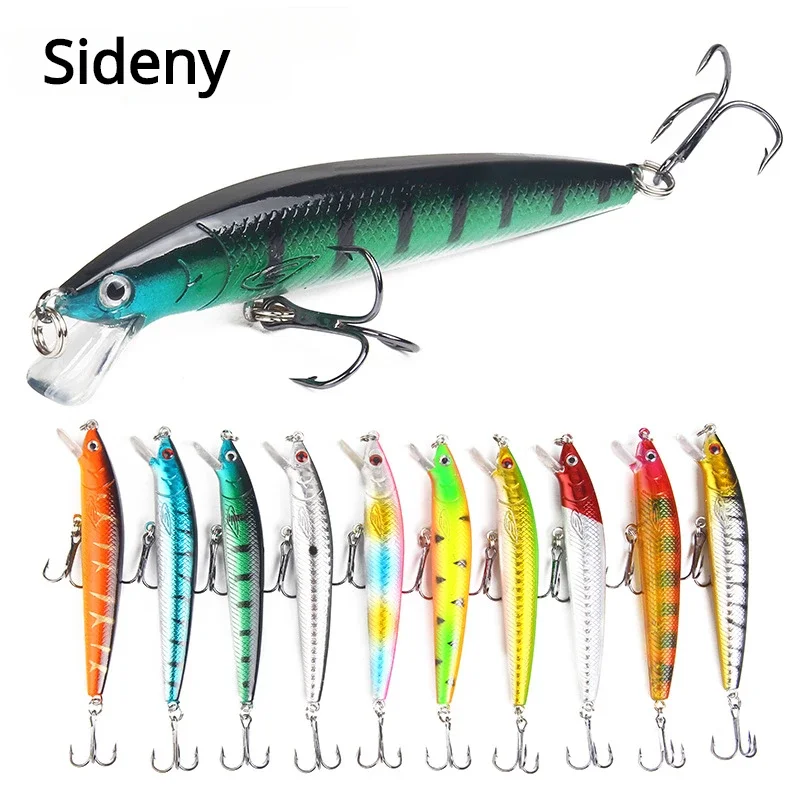 

Рыболовные приманки 10 см/9 г, приманка в виде гольяна, погремушка, Высококачественная жесткая приманка, кренкбейт, искусственная рыба для щуки, рыба