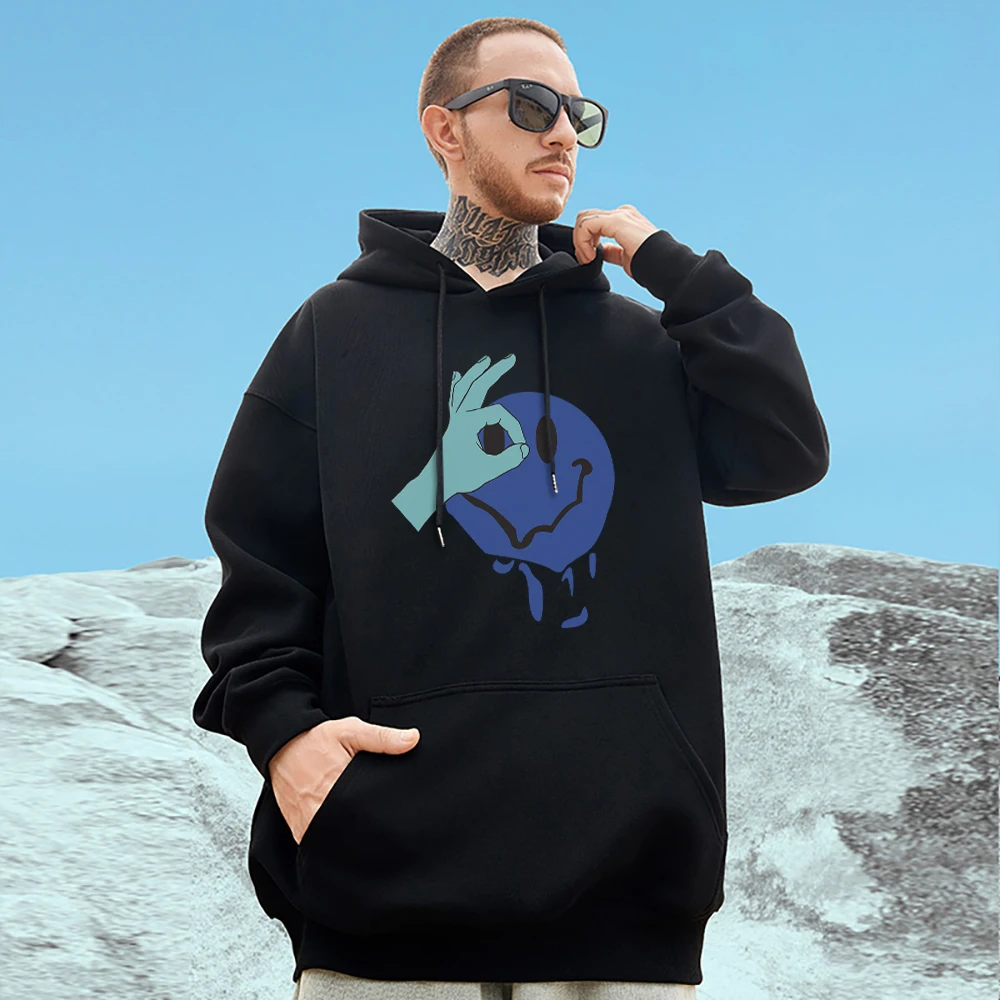 

Мужская хлопковая толстовка разного мира, трендовый теплый спортивный костюм, креативный спортивный костюм для кампуса, удобная свободная ...