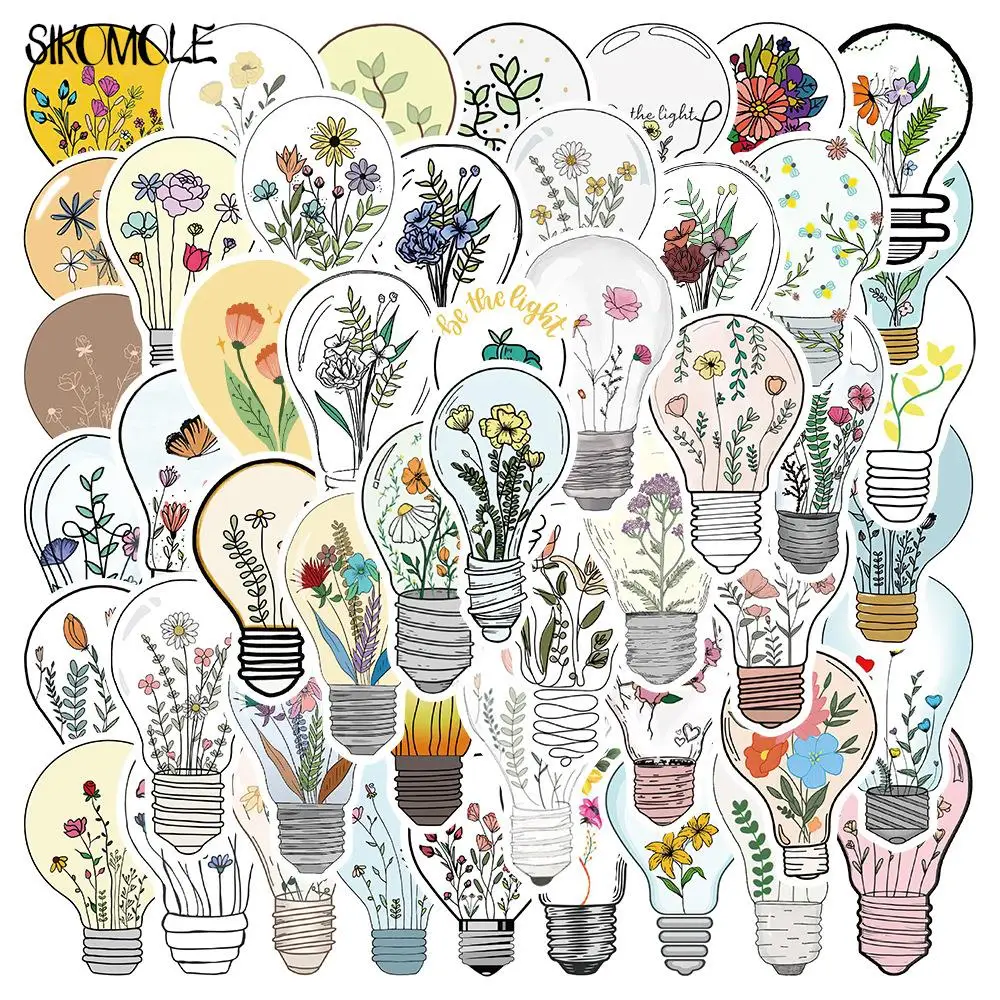 

10/30/50 шт. Мультяшные цветы светильник ильнике граффити наклейки s DIY игрушки ноутбук чемодан для скейтборда автомобильные наклейки F5