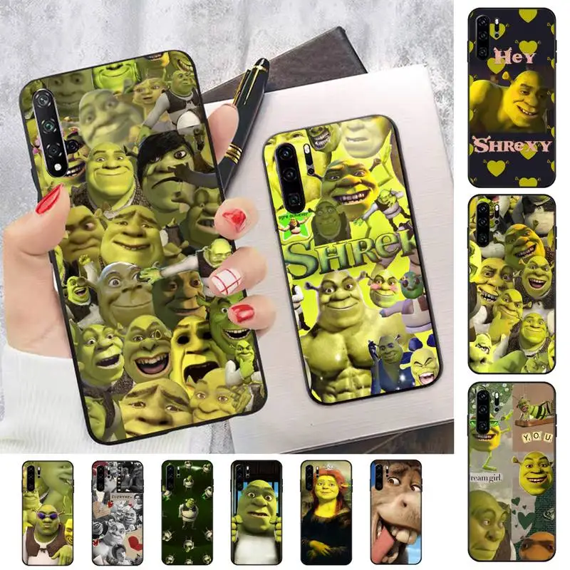

Cartoon Funny Movie S-shreks Phone Case For Huawei P 8 9 10 20 30 40 50 Pro Lite Psmart Honor 10 lite 70 Mate 20lite