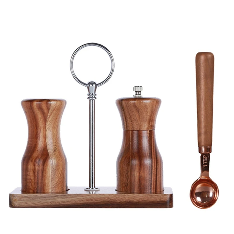 

Деревянная мельница для соли и перца, ручная мельница для морской соли и перца для приправ, приготовления еды, кухонный инструмент