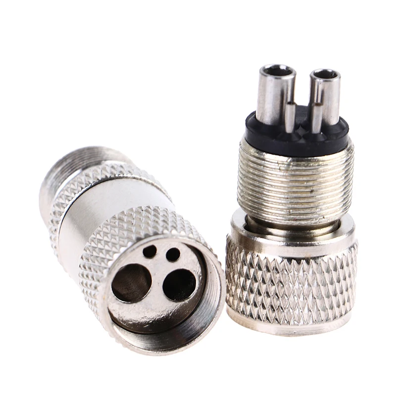 

1PCS From 4 Holes To 2 Holes Dental High Speed Handpiece Turbine Adapter For Air Motor Changer Connector Tool