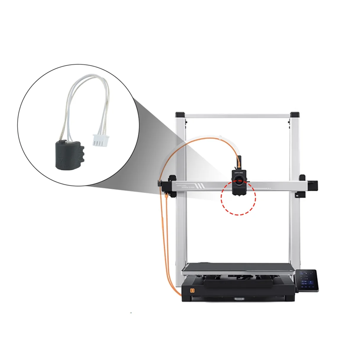 Фото ABGV 2 комплекта для замены сборки Hotend 3 Max для аксессуаров для 3D-принтеров для комплекта Hotend 3 Max №3