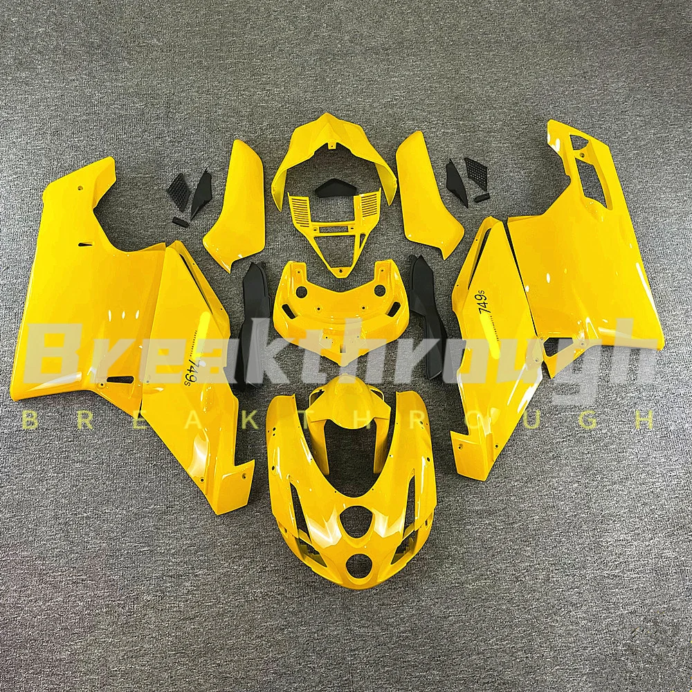 

Suitable for Ducati 749 749R 999 2003-2004 motorcycle high-quality ABS injection yellow body cowling kit