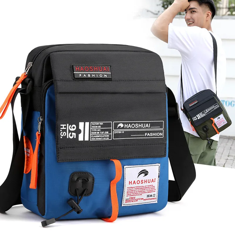 Hao Shuai New Men Aslant Bag Shoulder Bag Sports Leisure Online Store