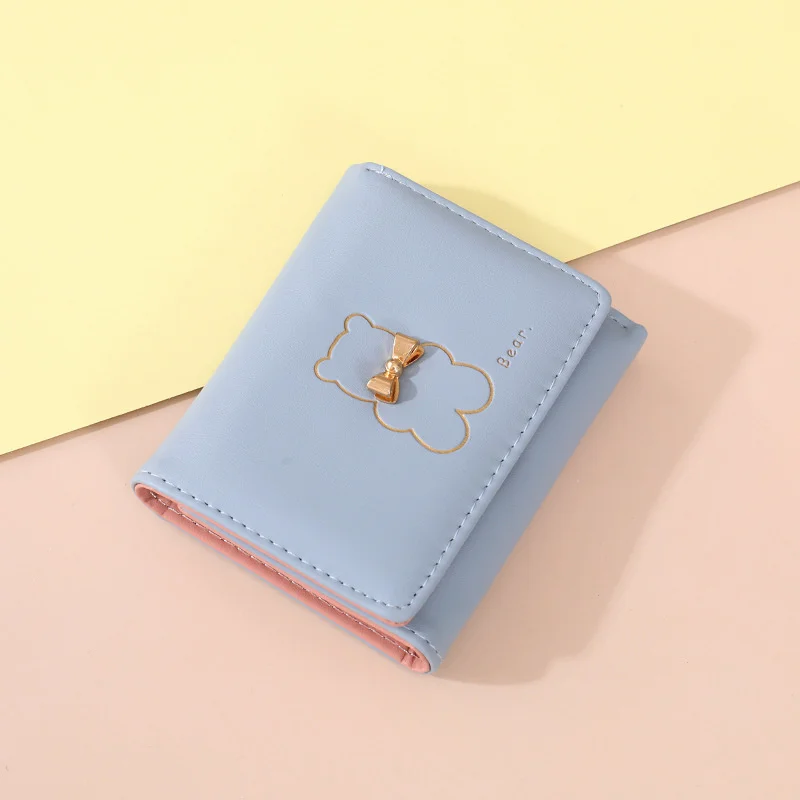 

Small Women Leather Women Short Women's Card Holder Girls Fashion Lady Coin Purse for Female Clutch Bag Coin Bag
