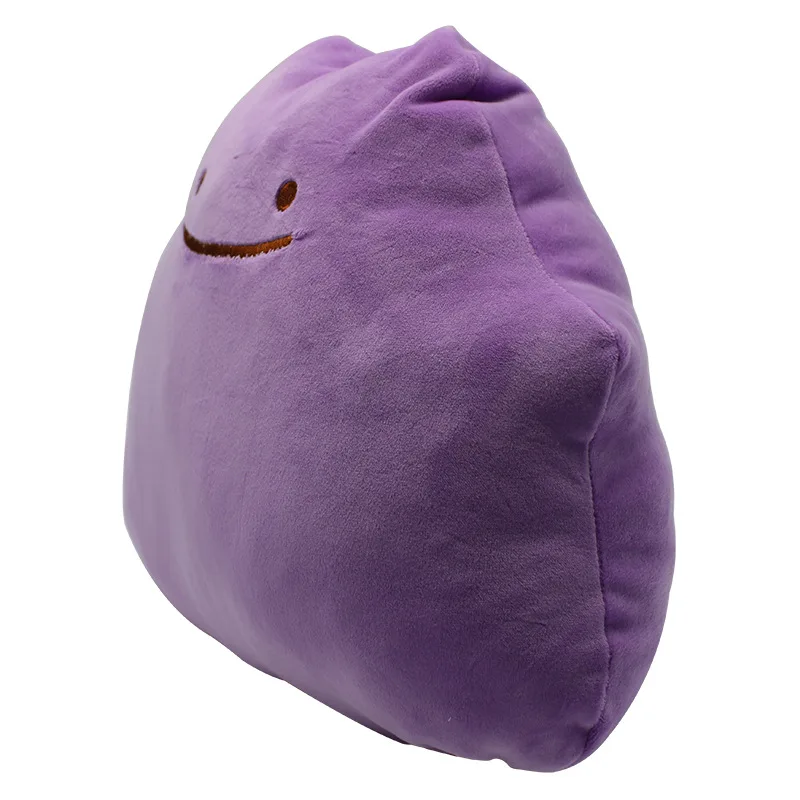Pokemon 30cm Special Design Ditto Snorlax Plush Toy Metamon Inside-Out Ditto Becomes Snorlax Stuffed Doll Pillow Cushion images - 6