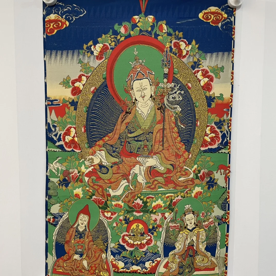 

High-Precision Thangka Embroidery Lotus Seed, Size 42x60cm,