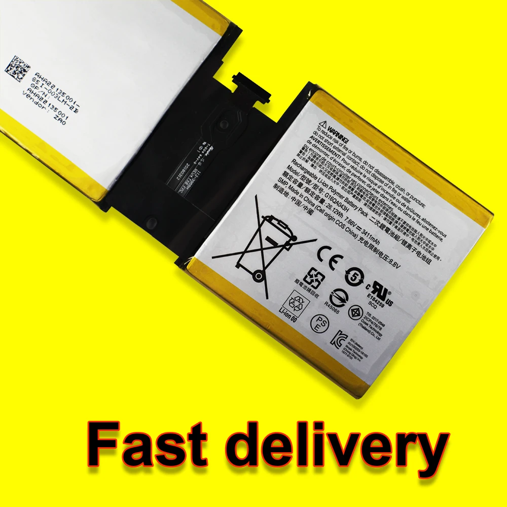 Аккумулятор для ноутбука G16QA043H запасная батарея Microsoft Surface Go 1824 4415Y Tablet батарейки