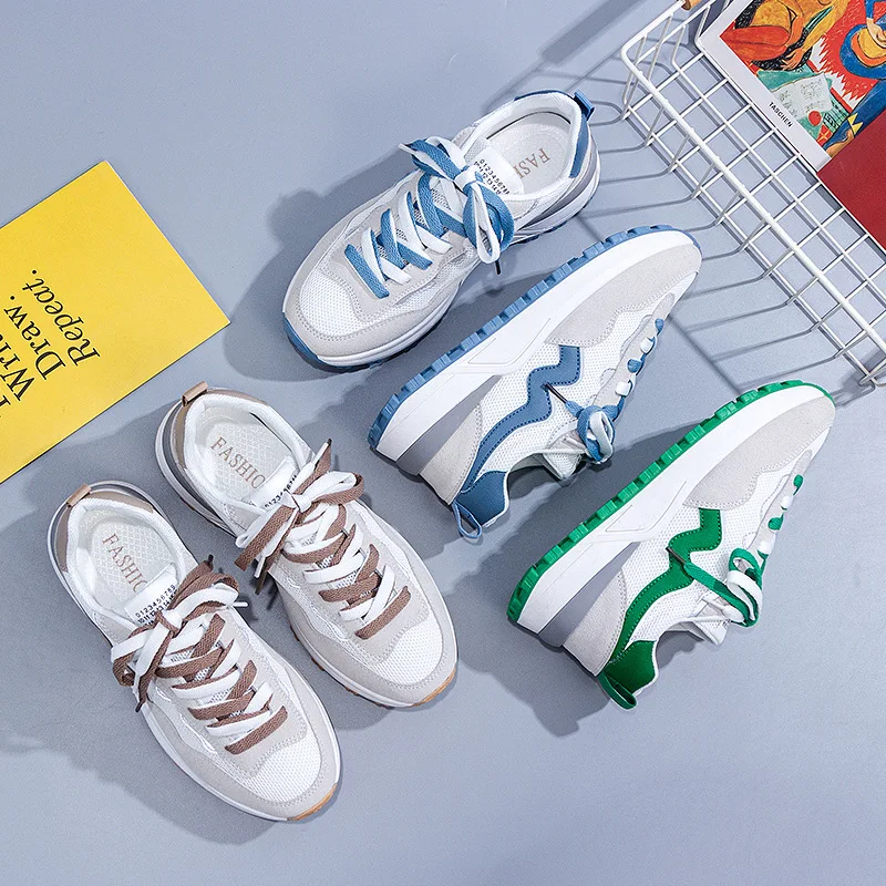 Shoes for Women Sneakers 2022 Summer New Women's Shoes Ins Tide Casual Shoes Wild Korean Version Running Shoes Ladies Shoes