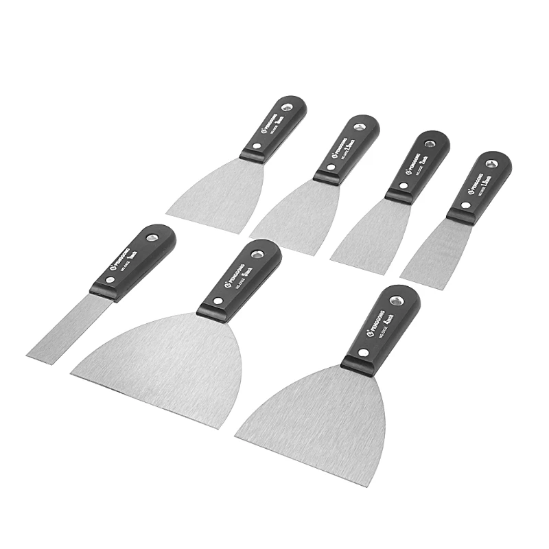 

7Pcs Scraper Set Putty Knife 1"-5" With Tool Storage Bag For Floor Wall Scraping