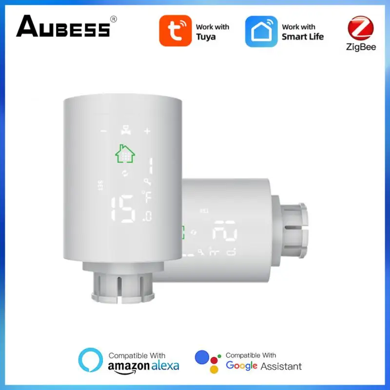 

Tuya ZigBee Mini Radiator Actuator Thermostat Smart Thermostatic Valve Temperature Controller Alexa Google Home Remote Control