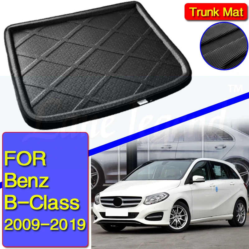 

For Mercedes BENZ B-Class B180 B200 Estate Wagon 2009-2019 Rear Cargo Boot Tray Liner Trunk Floor Mat Carpet Mud Kick