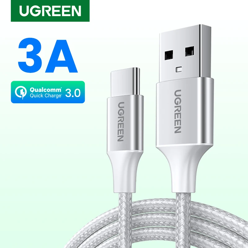 UGREEN-Cable USB tipo C para móvil, conector de carga rápida para Samsung...