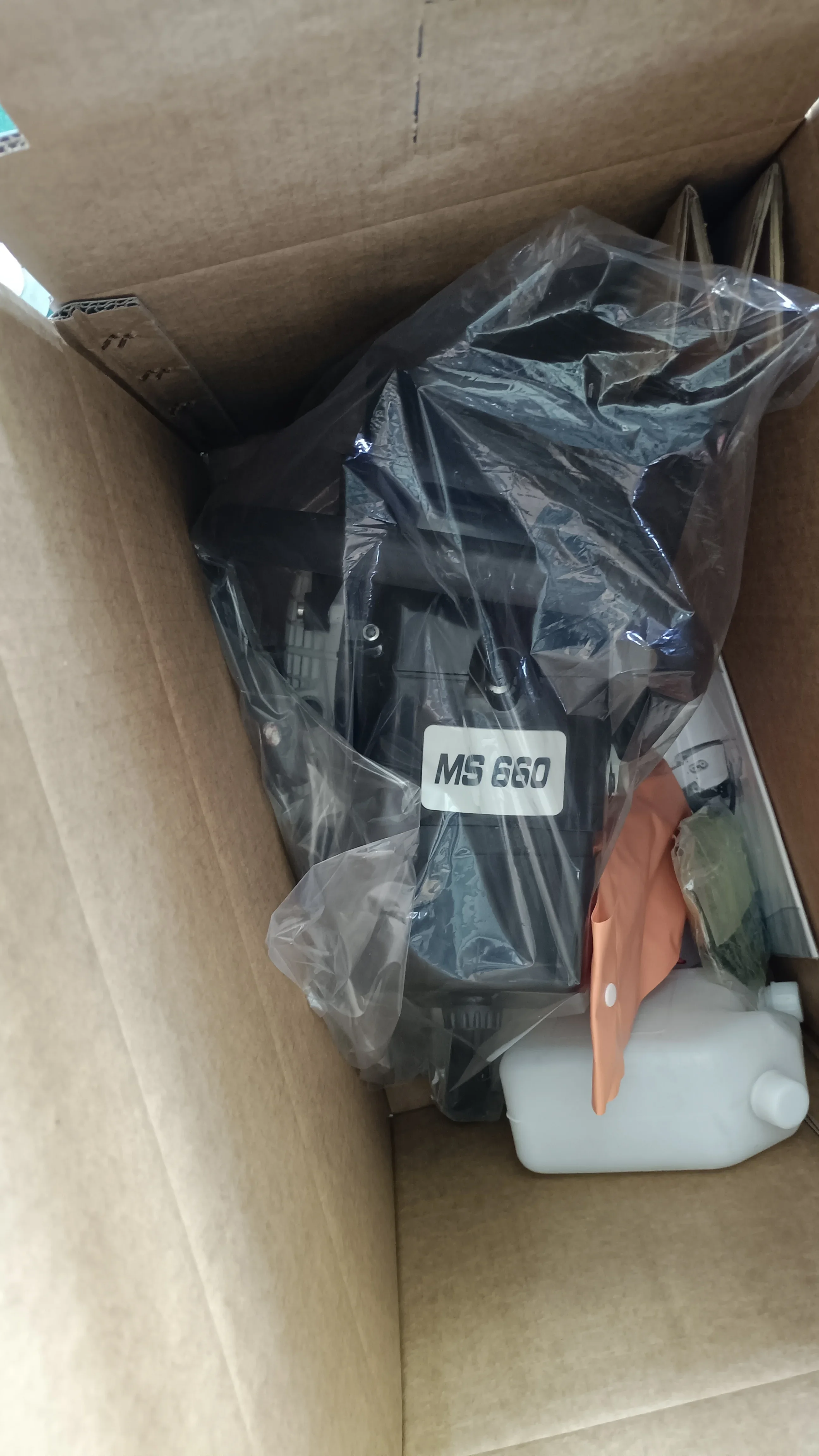 Новая бензопила 660 кВт 3/8 бензиновая пила Быстрорежущая с направляющей и цепью