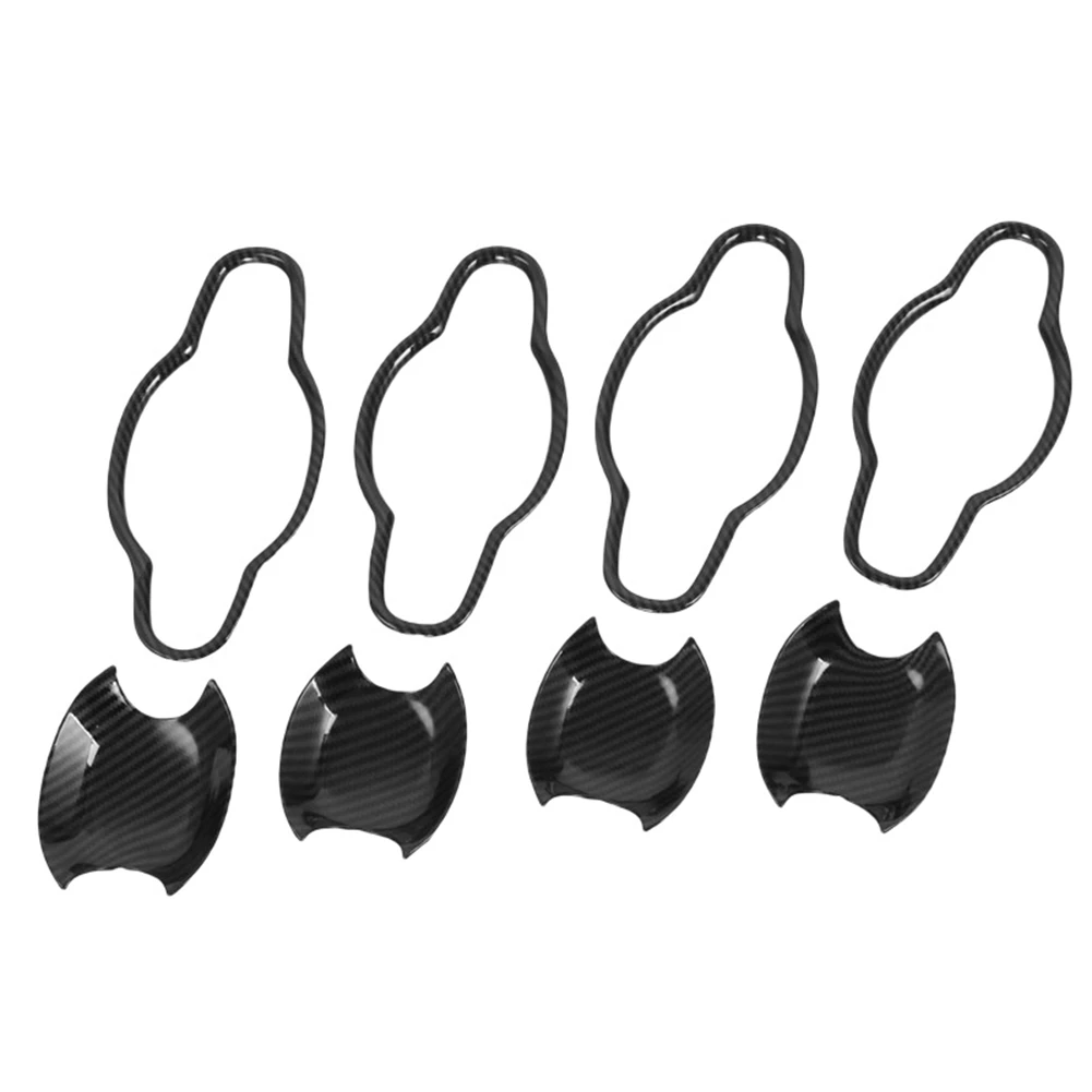 

Car Door Wrist Protection Door Handle Bowl Modification Accessories for Toyota Alphard 2016-2019 Carbon Fiber Pattern