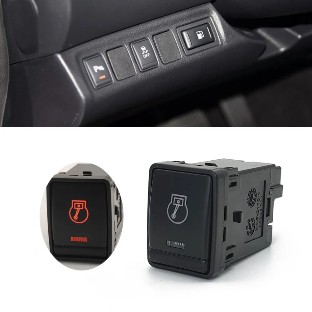 

Orange LED Light Car Air Pump Switch for Nissan X-Trail T32 2014 Qashqai J11 2015 Tiida Xterra Sylphy Teana C26 C27