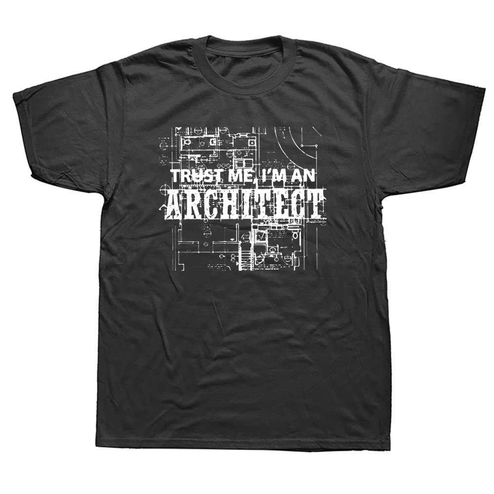 

Футболка мужская хлопковая с коротким рукавом, смешная уличная одежда с изображением архитектора I'm An Architect, компьютерная одежда