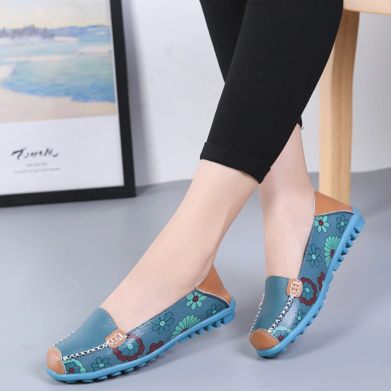 

Women Casual Shoes 2023 Fashion Print Flat Shoes Women Comfort Casual Shoes Ladies Plus Size Slip-on Shoes Zapatos Para Mujer