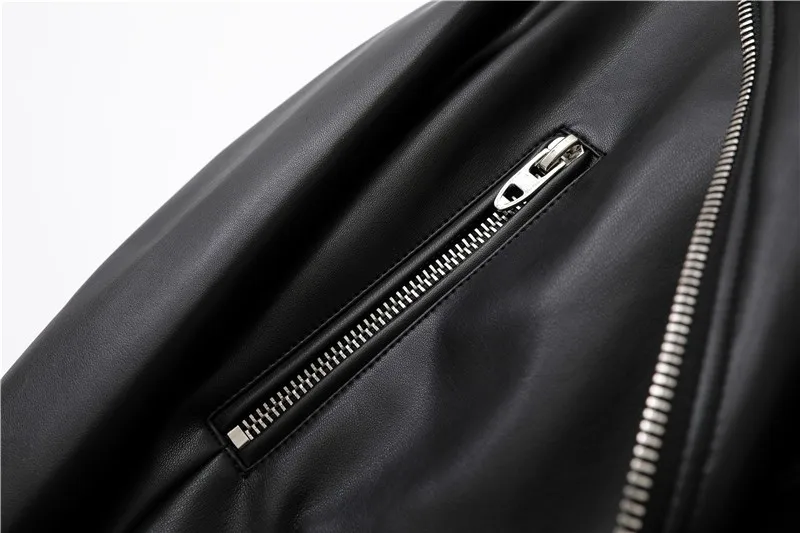 ZVRI женская мотоциклетная куртка из искусственной кожи всесезонный повседневный