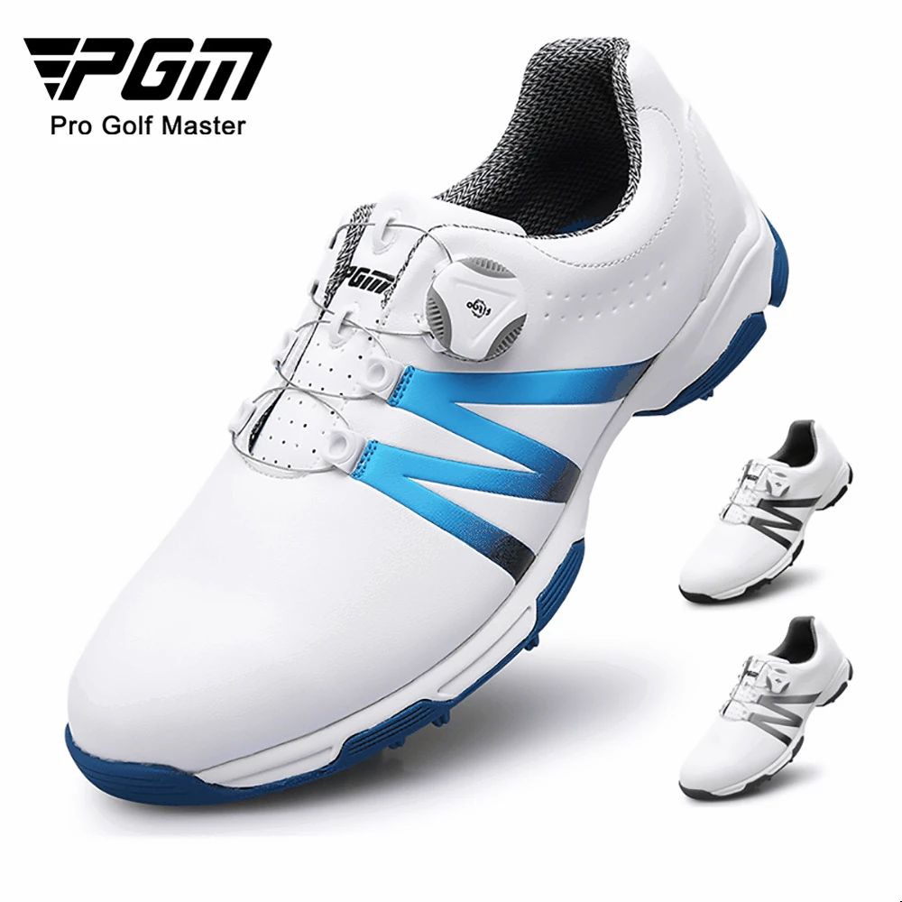 Shoes Men's Waterproof Footjoy Sports Shoes Spikes Anti-skid