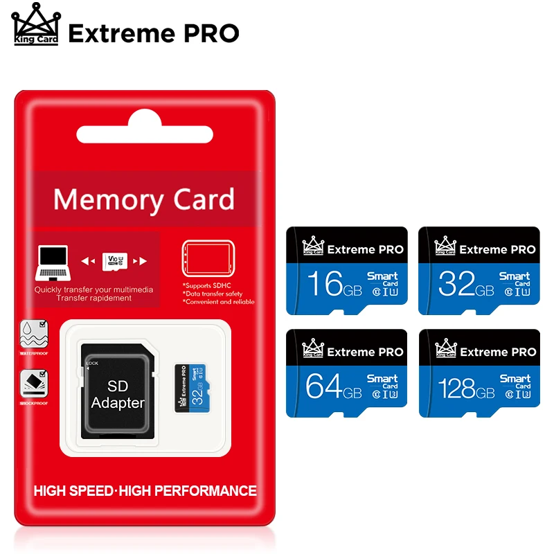 10 шт./лот Micro sd-карта 32 Гб 64 128 ГБ SDXC/SDHC класса TF флэш-карта памяти micro sd 8 оперативной