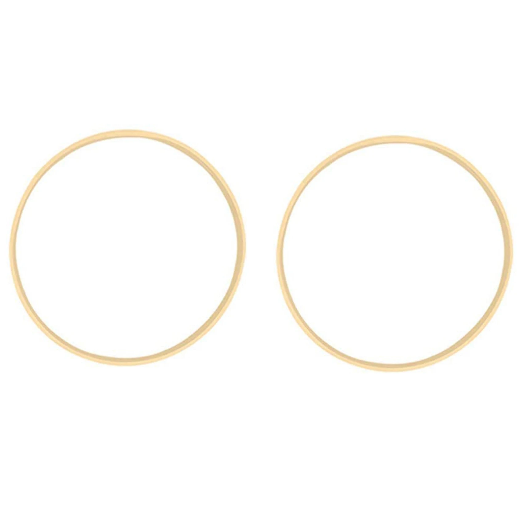 

2X Dream Bamboo Rings,Wooden Circle Round Catcher DIY Hoop 13Cm
