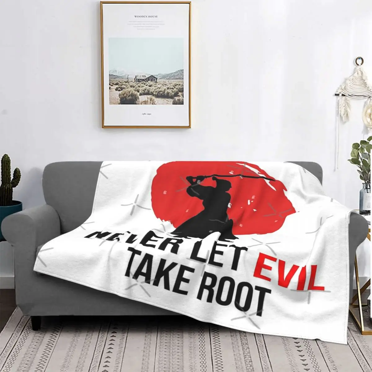 

Never Let Evil Take Root 6 manta colcha cama alfombra a cuadros bebé manta a cuadros ropa de cama algodón