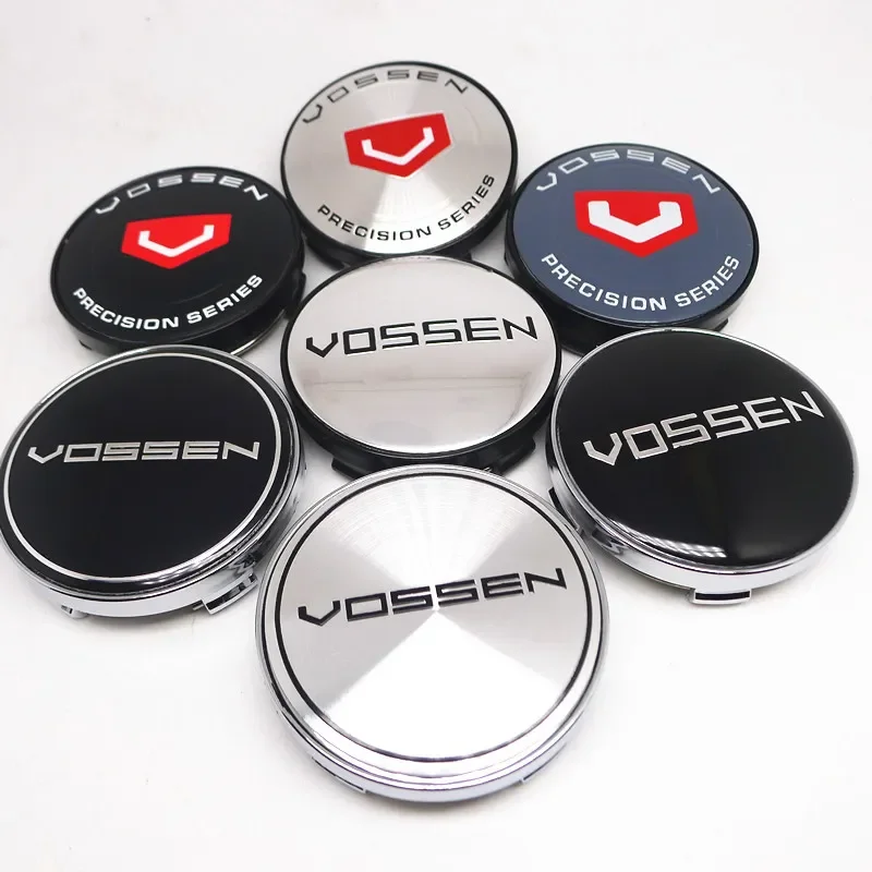 

4pcs 60mm Vossen Wheel Center Hub Cap Car Rims Dust-proof Cover Hubcaps 56mm Emblem Auto Styling Accessories